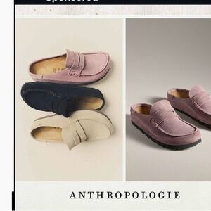 Birkenstock Naples Suede Loafers in black